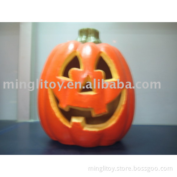 funny pumpkin lamp